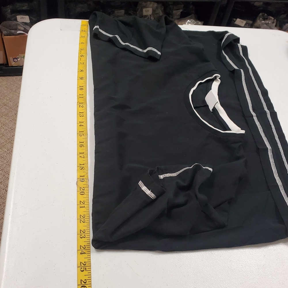 Gymshark Mens Short Sleeve Athletic T Shirt Size XXL Black Sport Logo Workout - Picture 5 of 8